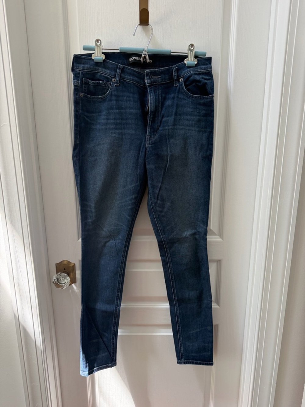 Express Dark Wash Legging Skinny Jeans